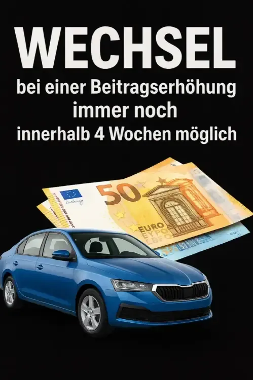 Auto im Winter – Sinnbild für die jährliche Beitragsanpassung der KFZ-Versicherung